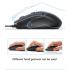 UGREEN MU002 Silent Wired Mouse Adjustable DPI Ergonomics Wired USB Mouse - Black